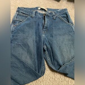 Vintage Y2K Lee Dungaree Fit Carpenter Jeans 33x29